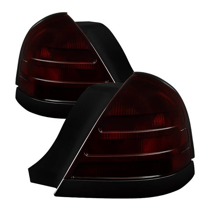 洋楽 TUNE TOWNE XI Xtune Tail Lights Ford Crown Victoria (1999-2011) [OEM Style] Red Smok