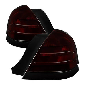 Xtune Tail Lights Ford Crown Victoria (1999-2011) [OEM Style] Red Smoked