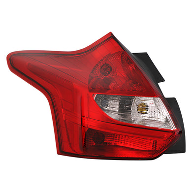 Xtune OE LED Tail Lights Ford Focus (12-14) Chrome Housing / Read Lens
