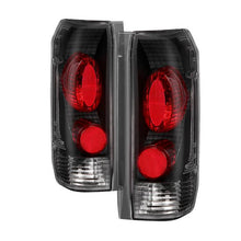 Load image into Gallery viewer, Xtune Tail Lights Ford Bronco (88-96) [Euro Style] Black or Black Smoked - Black Alternate Image