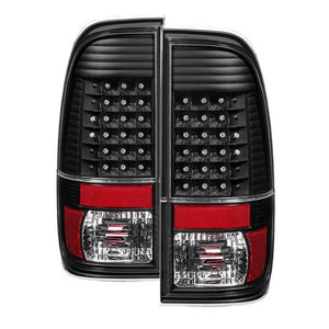 Xtune LED Tail Lights Ford F250/350/450/550 Super Duty (99-07) Black or Chrome Housing