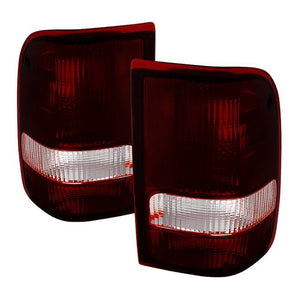 Xtune Tail Lights Ford Ranger (1993-1997) [OEM Style] Red or Red Smoked