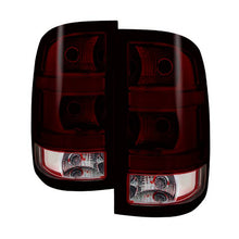 Load image into Gallery viewer, Xtune LED Tail Lights GMC Sierra 1500 (07-13) 2500HD/3500HD (07-14) Clear or Smoked Lens - Red Smoked Alternate Image