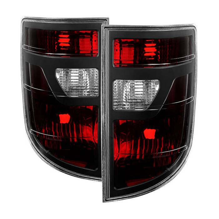 Xtune Tail Lights Honda Ridgeline Pickup (2006-2008) [OEM Style] Red Smoked