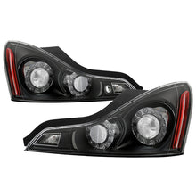 Load image into Gallery viewer, Xtune LED Tail Lights Infiniti G37 Coupe (08-13) OEM Style w/ Black Housing Alternate Image