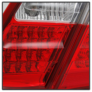 Xtune LED Tail Lights Mercedes W208 CLK (1998-2002) Red Clear