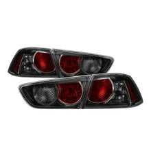 Load image into Gallery viewer, Xtune Tail Lights Mitsubishi Lancer EVO X (08-15) [OE-Style] Black Housing w/ Red or Smoked Lens - Smoked Lens Alternate Image