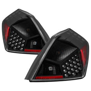 Xtune LED Tail Lights Nissan Altima Sedan (07-12) Black Housing | Clear or Smoked Lens