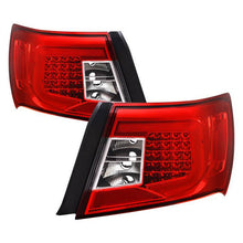 Load image into Gallery viewer, Xtune Tail Lights Subaru WRX (08-14) [w/ Light Bar LED] Black or Red Clear - Red Clear Alternate Image