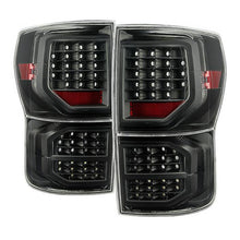 Load image into Gallery viewer, Xtune LED Tail Lights Toyota Tundra (07-13) Black / Black Smoked - Black / Clear Lens Alternate Image