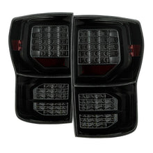 Load image into Gallery viewer, Xtune LED Tail Lights Toyota Tundra (07-13) Black / Black Smoked - Black / Smoked Lens Alternate Image
