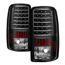 Load image into Gallery viewer, Xtune LED Tail Lights Chevy Suburban (00-06) [w/ Light Bar LED] Chrome or Black Housing - V1 Black Clear Alternate Image