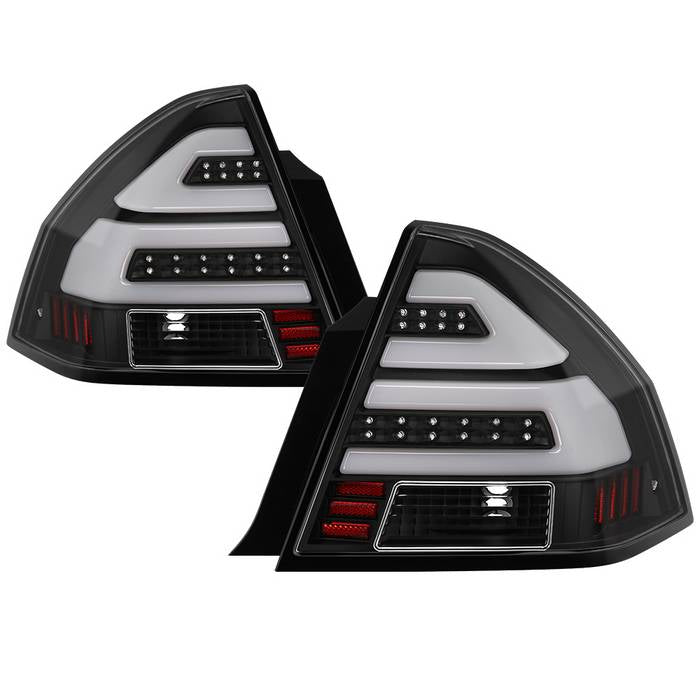 Xtune LED Tail Lights Chevy Impala (06-13) Impala Limited (14-16) [Black Housing] Clear or Smoke Lens
