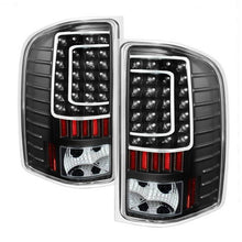 Load image into Gallery viewer, Xtune LED Tail Lights Chevy Silverado (2007-2014) Version 2 w/ or w/o Light Bar - w/o LED Bar / Black / Clear Alternate Image
