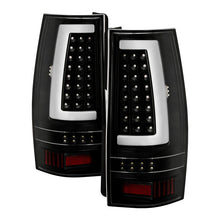 Load image into Gallery viewer, Xtune LED Tail Lights GMC Yukon/Yukon Denali (07-14) [w/ Light Bar LED] Chrome Housing / Red Smoked Lens Alternate Image