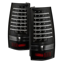 Load image into Gallery viewer, Xtune LED Tail Lights GMC Yukon/Yukon Denali (07-14) [w/ Light Bar LED] Chrome Housing / Red Smoked Lens Alternate Image