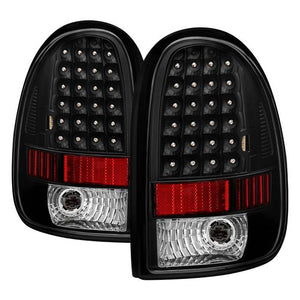 Xtune LED Tail Lights Plymouth Voyager/Grand Voyager (96-00) Black Housing / Clear Lens