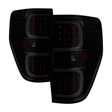Load image into Gallery viewer, Xtune LED Tail Lights Ford F150 (2009-2014) Chrome or Black Housing - w/ LED Bar / Black Smoke Alternate Image