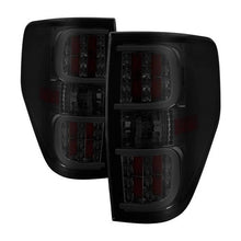 Load image into Gallery viewer, Xtune LED Tail Lights Ford F150 (2009-2014) Chrome or Black Housing - w/ LED Bar / Chrome Smoke Alternate Image
