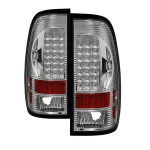 Xtune LED Tail Lights Ford F250/350/450/550 Super Duty (99-07) Black or Chrome Housing