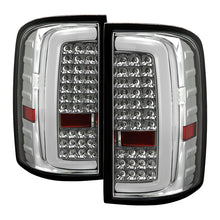 Load image into Gallery viewer, Xtune LED Tail Lights GMC Sierra (2015-2019) Black or Chrome Housing - Chrome Clear Alternate Image