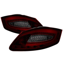 Load image into Gallery viewer, Xtune LED Tail Lights Porsche 987 Cayman (2006-2008) Red Clear or Red Smoke Lens - Red Smoke Alternate Image