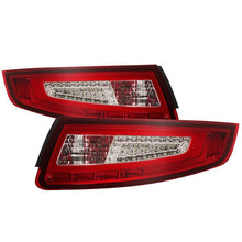 Load image into Gallery viewer, Xtune LED Tail Lights Porsche 911 997 (2005-2008) Red Clear Lens - V2 Red Clear Alternate Image
