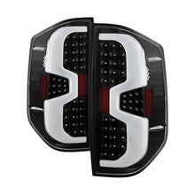 Load image into Gallery viewer, Xtune LED Tail Lights Toyota Tundra (14-19) [w/ Light Bar Style - Reverse In LED] Black or Chrome Housing - Black Alternate Image