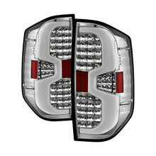 Load image into Gallery viewer, Xtune LED Tail Lights Toyota Tundra (14-19) [w/ Light Bar Style - Reverse In LED] Black or Chrome Housing - Chrome Alternate Image