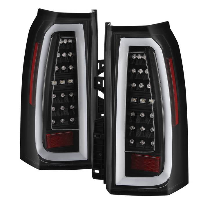 340.43 Spyder Tail Lights GMC Yukon / Yukon XL (2015-2019) LED - Black - Redline360