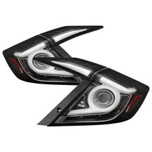 Load image into Gallery viewer, Spyder Tail Lights Honda Civic Sedan (2016-2019) LED Light Bar - Black or Black Smoke - Black Alternate Image