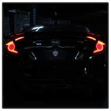 Load image into Gallery viewer, Spyder Tail Lights Honda Civic Sedan (2016-2019) LED Light Bar - Black or Black Smoke - Black Alternate Image