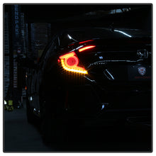 Load image into Gallery viewer, Spyder Tail Lights Honda Civic Sedan (2016-2019) LED Light Bar - Black or Black Smoke - Black Alternate Image