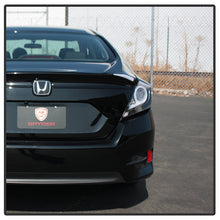 Load image into Gallery viewer, Spyder Tail Lights Honda Civic Sedan (2016-2019) LED Light Bar - Black or Black Smoke - Black Alternate Image