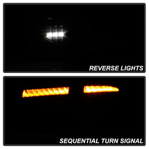 452.48 Spyder Tail Lights Subaru WRX Wagon (2008-2014) Sequential LED Signal - Black or Black Smoke - Redline360