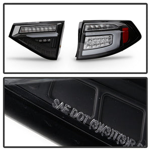 452.48 Spyder Tail Lights Subaru WRX Wagon (2008-2014) Sequential LED Signal - Black or Black Smoke - Redline360