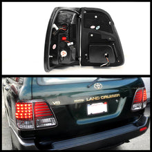 Load image into Gallery viewer, 288.33 Spyder LED Tail Lights Toyota Land Cruiser (1998-2005) - Black - Redline360 Alternate Image