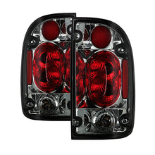 Load image into Gallery viewer, Spyder Euro Style Tail Lights Toyota Tacoma (1995-2000) - Black / Chrome / Smoke - Smoke Alternate Image