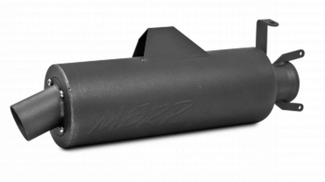 MBRP ATV Slip-on Combo Exhaust Polaris Sportsman (2001-2022) [Sport Muffler] Black