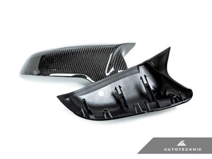 Autotecknic Replacement Mirror Covers BMW X1 E84 (10-15) [M Inspired] Carbon Fiber