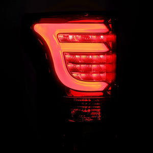 295.00 AlphaRex Tail Lights Ford F150 (2015-2020) Pro Series LED - Jet Black / Red Smoke - Redline360