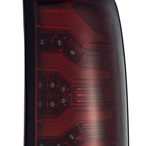 275.00 AlphaRex Tail Lights GMC Sierra 1500/2500 HD/3500 HD (2014-2018) Pro Series LED - Jet Black / Red Smoke - Redline360