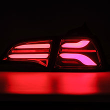 Load image into Gallery viewer, AlphaRex Tail Lights Tesla Model 3 (17-22) Model Y (20-22) Pro Series LED Jet Black - Default Title Alternate Image