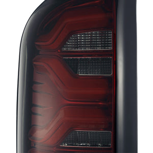 305.00 AlphaRex Tail Lights Toyota Tacoma (2016-2021) Pro Series LED - Jet Black / Red Smoke - Redline360