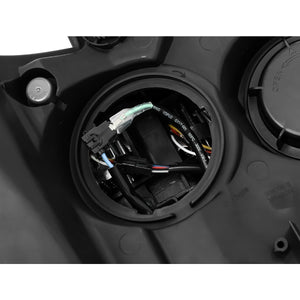 1130.00 AlphaRex Projector Headlights Tahoe / Suburban (07-14) Quad 3D LED Nova Series - DRL Light Tube - Black / Chrome - Redline360