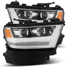 Load image into Gallery viewer, AlphaRex Dual LED Projector Headlights Dodge Ram 1500 (2019-2021) LUXX Series w/ Sequential Turn Signal - Black/Chrome/Jet Black - Chrome (no converter) Alternate Image