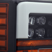 Load image into Gallery viewer, 1495.00 AlphaRex Quad 3D LED Projector Headlights Ford Super Duty [Nova Series - Switchback DRL &amp; Sequential Signal] (17-19) Alpha-Black / Black / Chrome - Redline360 Alternate Image