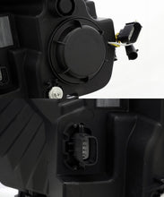 Load image into Gallery viewer, AlphaRex Projector Headlights Ford F150 Raptor [Pro Series - Switchback DRL &amp; Sequential Signal] (17-20) Jet Black / Black / Chrome - Jet Back / With Converter Alternate Image