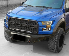 Load image into Gallery viewer, AlphaRex Projector Headlights Ford F150 Raptor [Pro Series - Switchback DRL &amp; Sequential Signal] (17-20) Jet Black / Black / Chrome - Jet Back / With Converter Alternate Image
