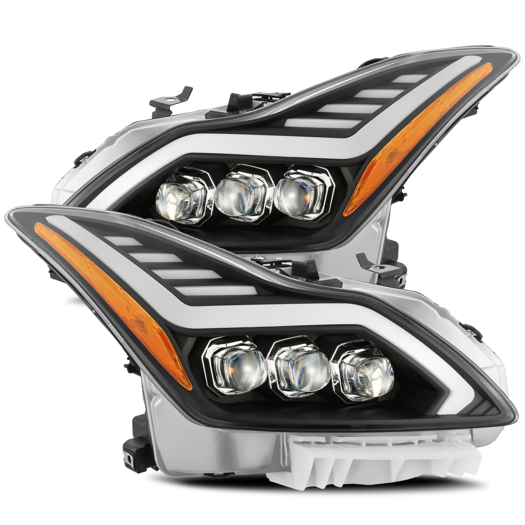 希少！G37ヘッドライト(右) AlphaRex Projector Headlights Infiniti G37 Coupe (08-13) Quad 3D LED N